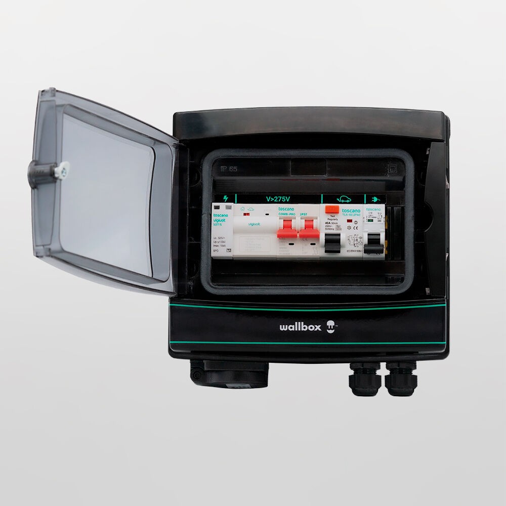 Skydd mot spänningstoppar Wallbox Fuse Box Pro  A+ MCB Curva - 4