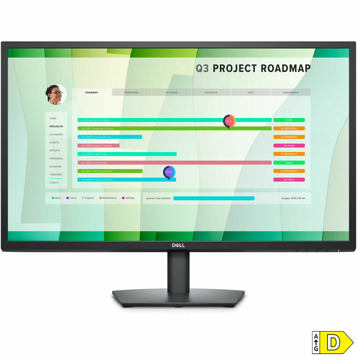 Monitor Dell E2723HN 27" LED IPS LCD 120 Hz - 11