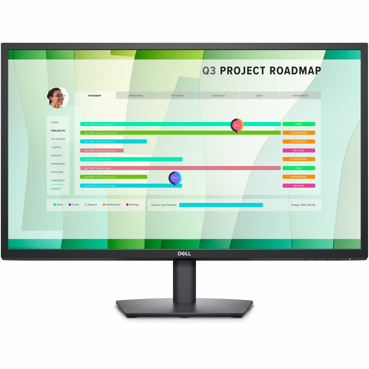 Monitor Dell E2723HN 27" LED IPS LCD 120 Hz - 7