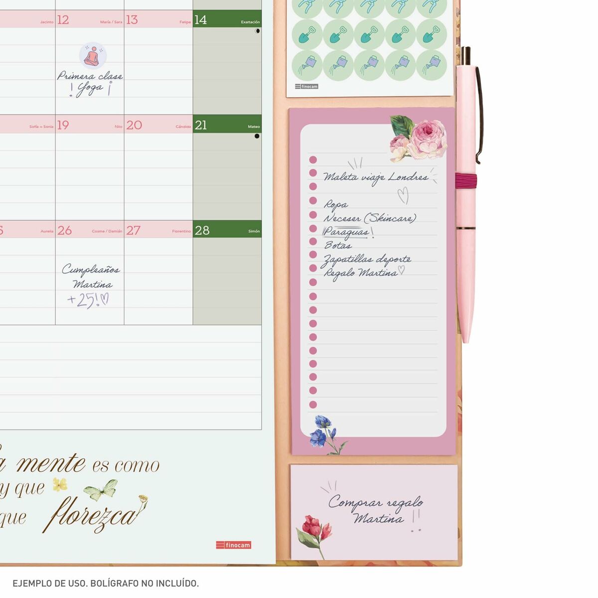 Väggkalender Finocam Motivational phrases 2024-2025 21,5 x 32,5 cm - 7
