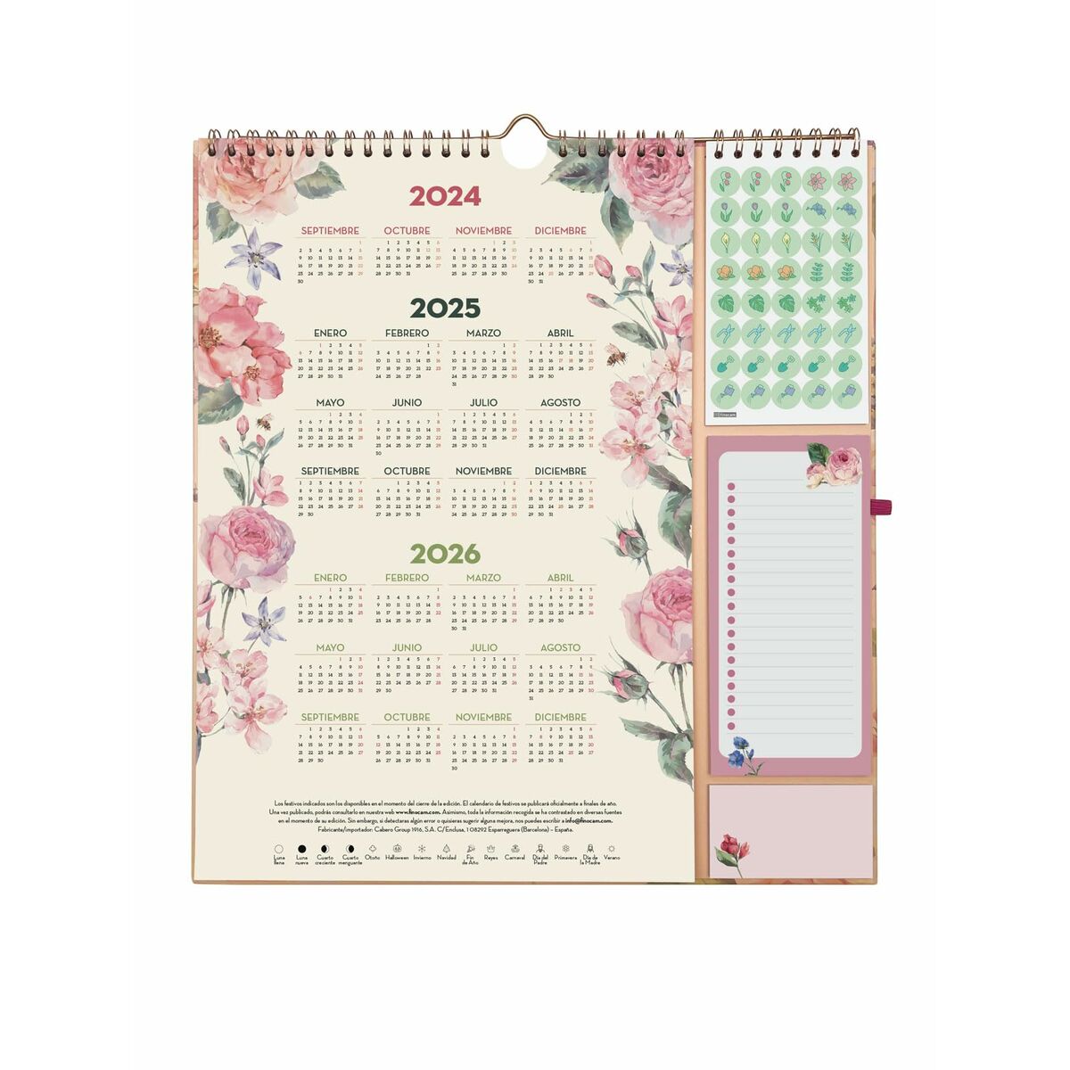 Väggkalender Finocam Motivational phrases 2024-2025 21,5 x 32,5 cm - 4