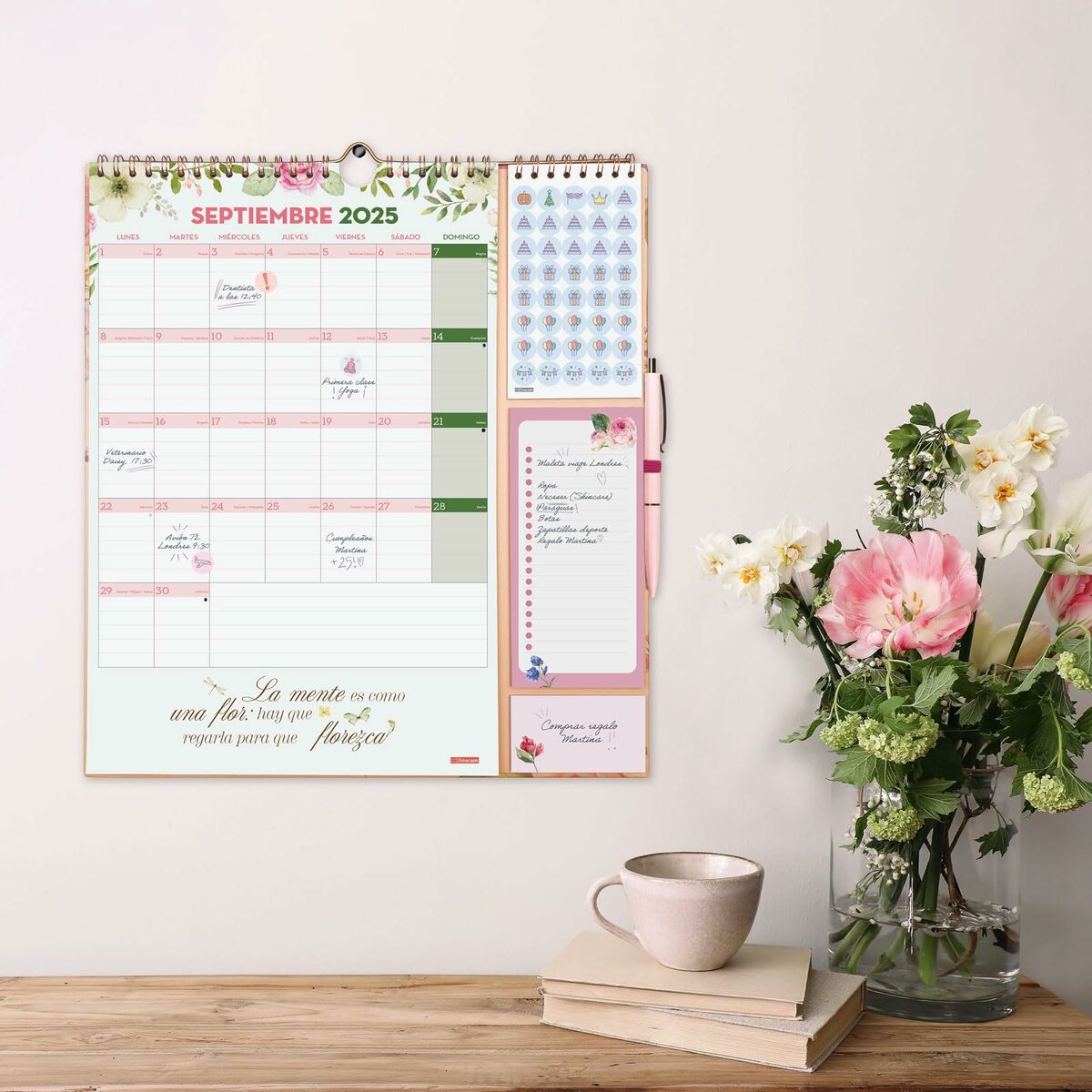 Väggkalender Finocam Motivational phrases 2024-2025 21,5 x 32,5 cm - 2