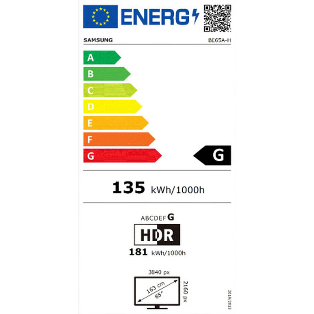 Videovägg Monitor Samsung BE65C-H 4K Ultra HD 65" 60 Hz - 7