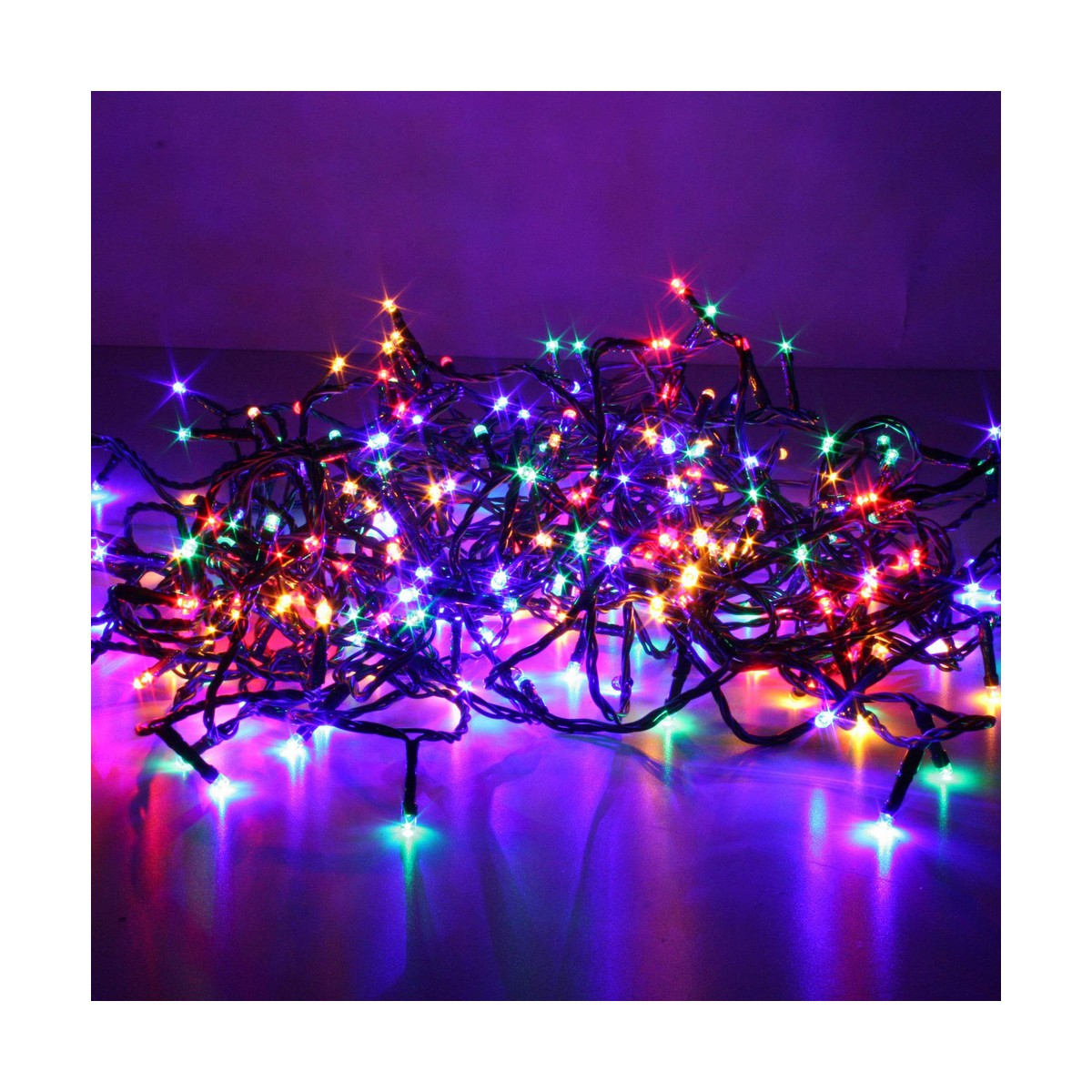 LED-krans Multicolour 21 m 29 m