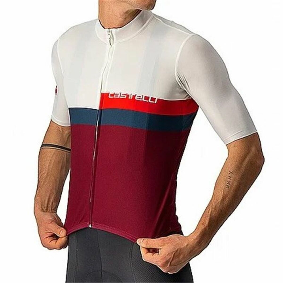 Cykeltröja Castelli CDC Brun