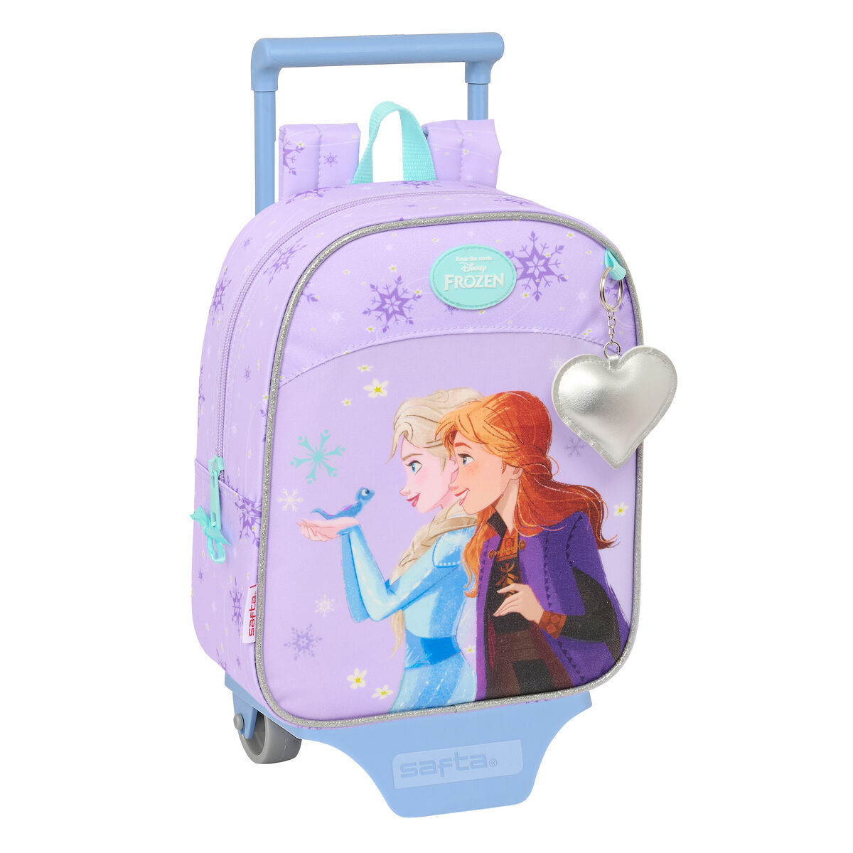 Skolväska med hjul Frozen Spirit Lila 22 x 27 x 10 cm