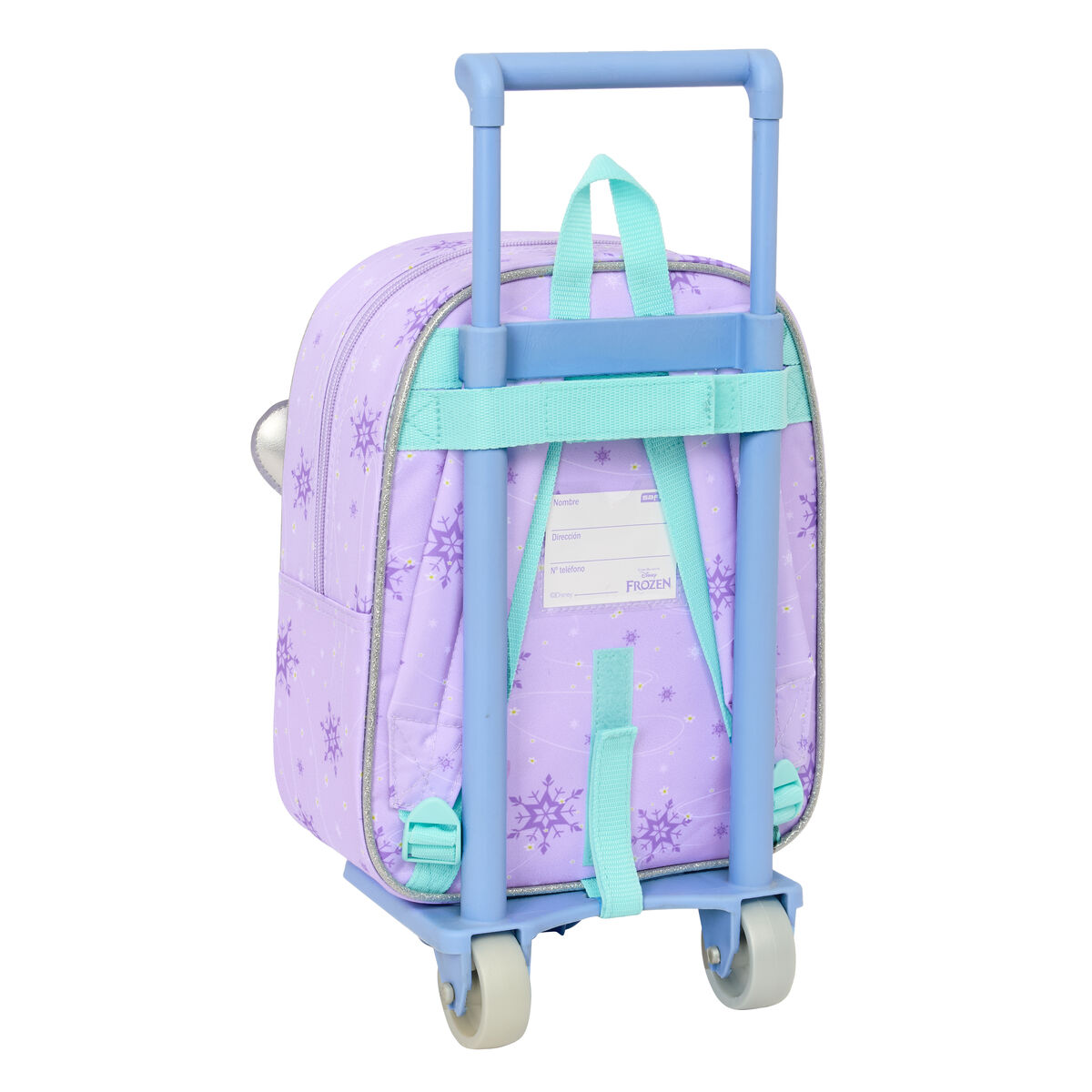 Skolväska med hjul Frozen Spirit Lila 22 x 27 x 10 cm - 3