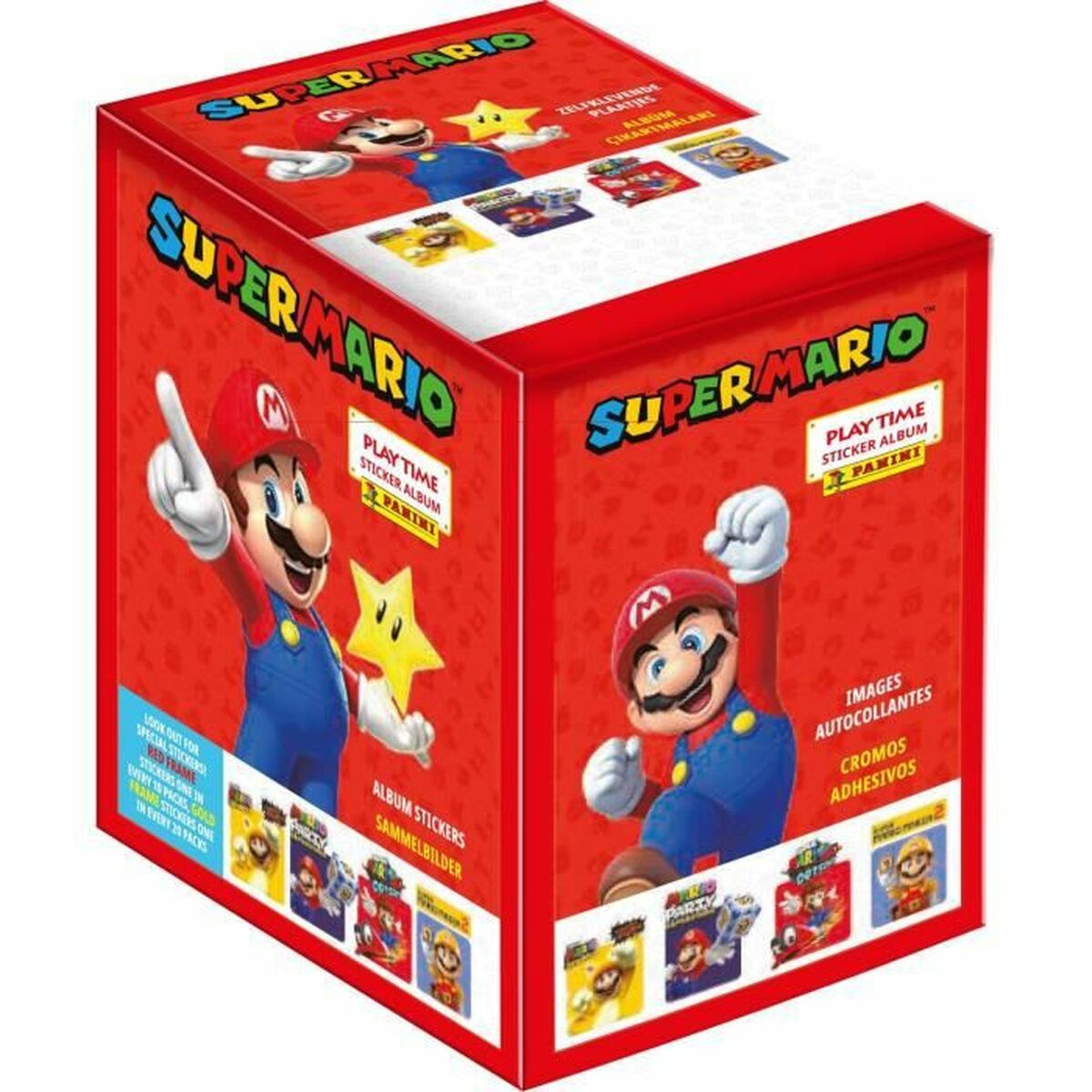 Klistermärkespaket Panini 50 antal Kuvert Super Mario Bros™