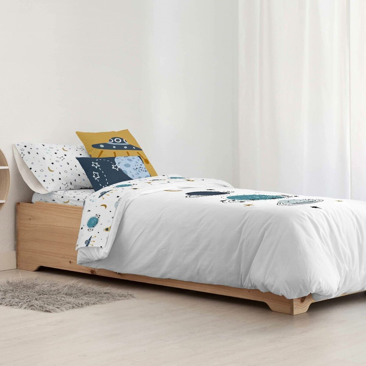 Påslakan Decolores Dayton Multicolour 175 Trådar 180 x 220 cm - 3