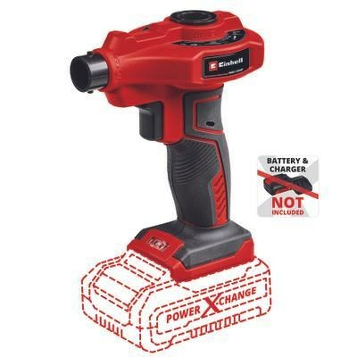 Elektrisk luftpump Einhell CE-AP 18 Li-Solo 0,053 bar 670 L/MIN - 2