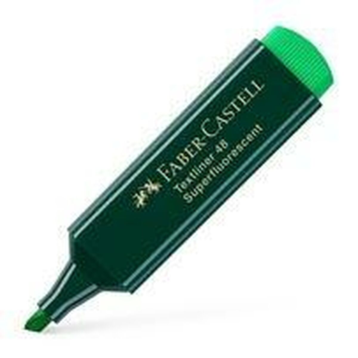 Fluorescerande markörsuppsättning Faber-Castell Textliner 48 Grön (10 antal) - 2