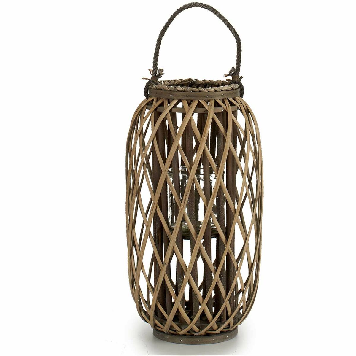 Ljusstakar Gift Decor Brun vide Glas 11,5 x 12 cm 32 X 49,5 X 28 CM - 5