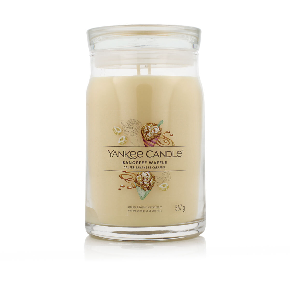 Doftljus Yankee Candle Signature Large Jar Banoffee Waffle 567 g