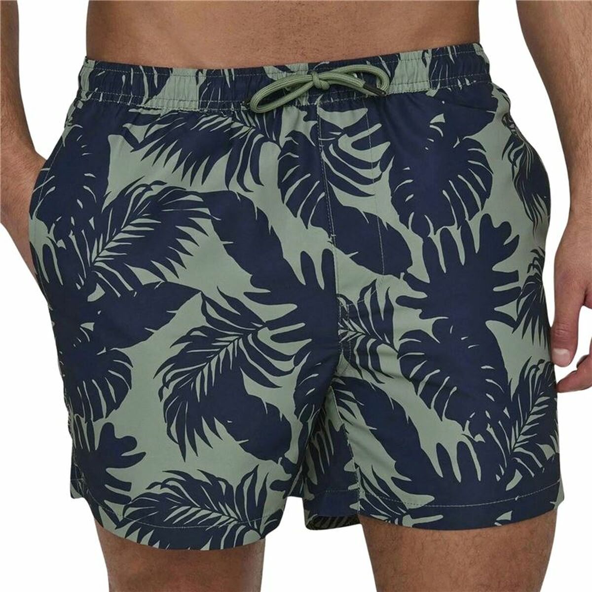 Baddräkt Herr Only & Sons Onsted Life Flower 2 Grön - 3