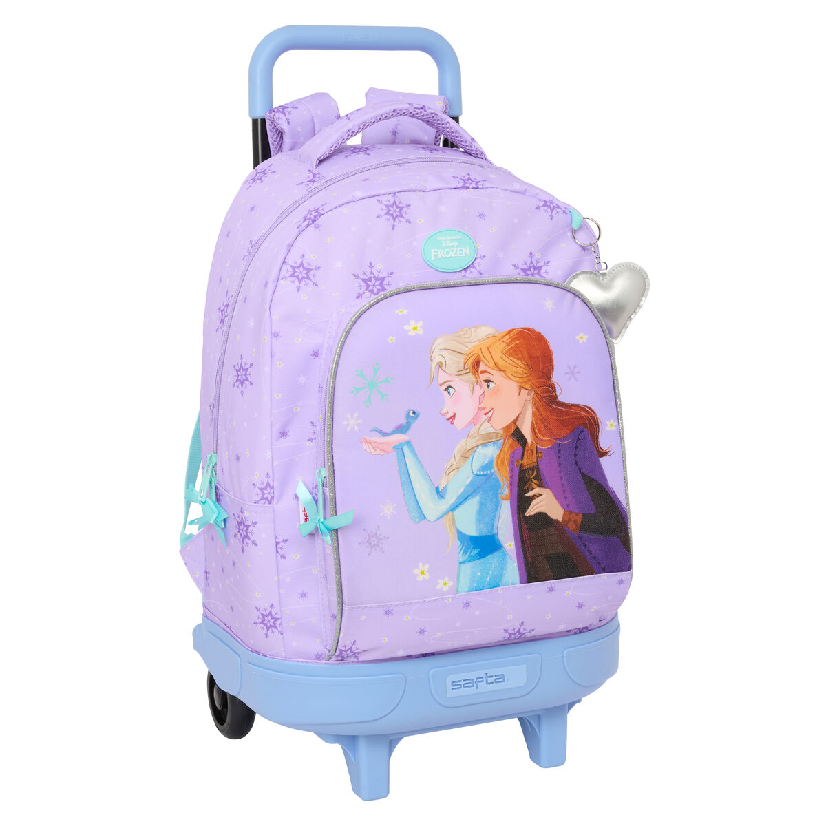 Skolväska med hjul Frozen Spirit Lila 33 x 45 x 22 cm