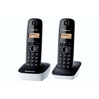 Trådlös Telefon Panasonic KX-TG1612 Ambra Svart/Vit