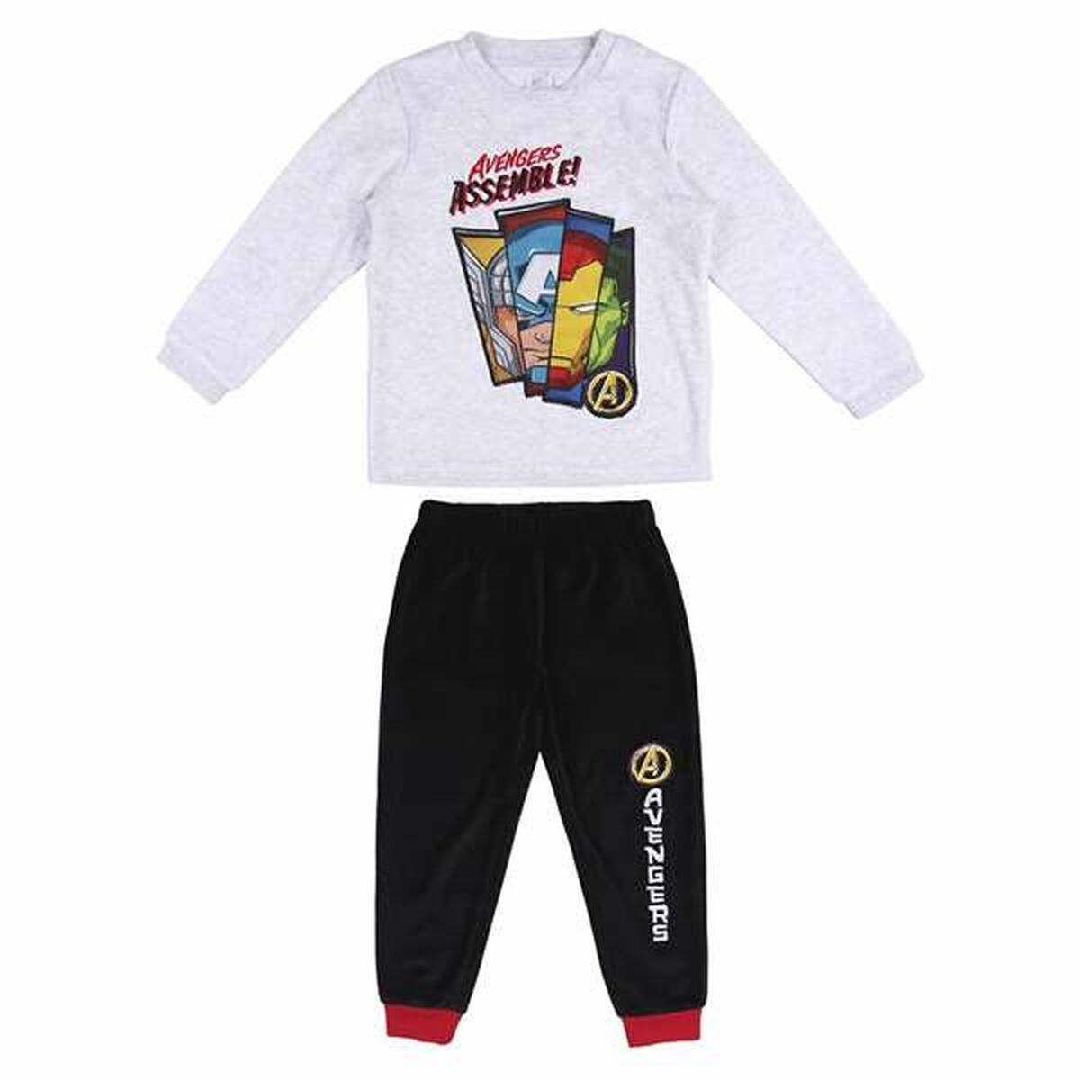 Pyjamas Barn The Avengers Grå