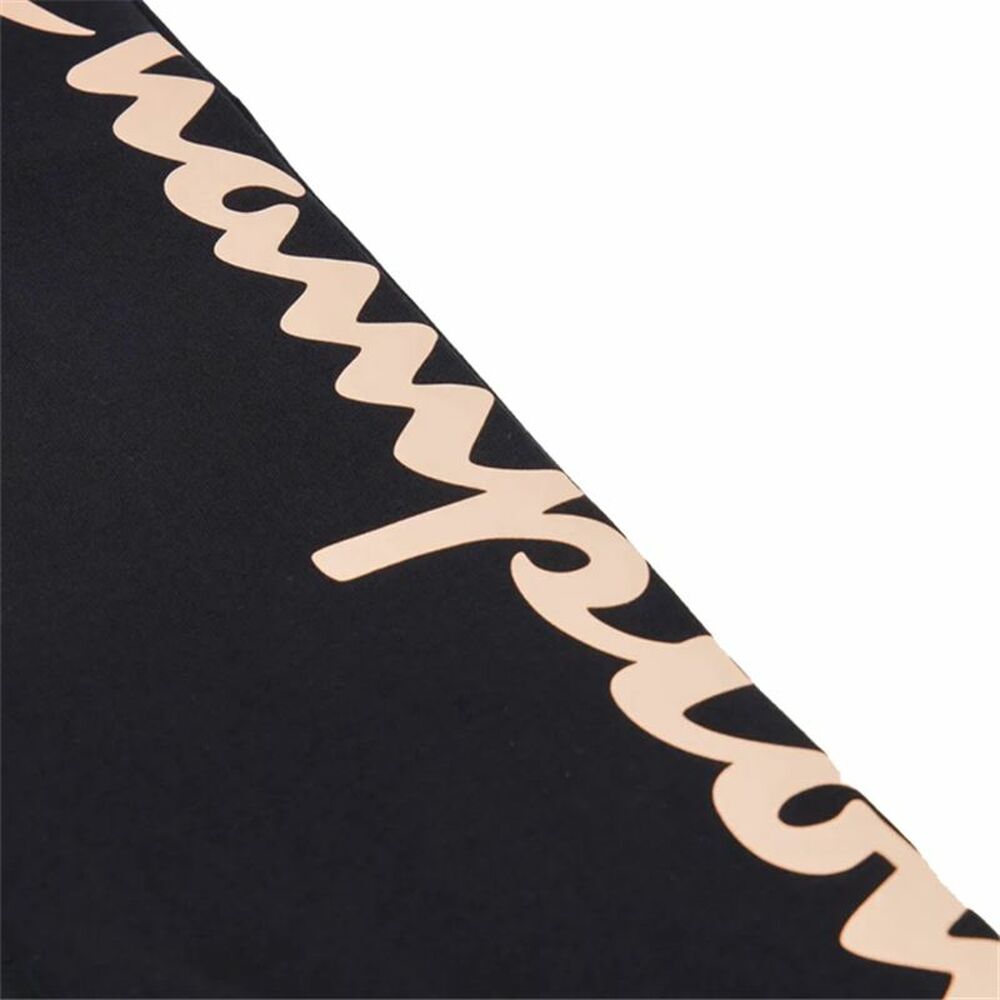 Sport-leggings, Dam Champion Quick-Dry Script Logo Crop Svart - 7