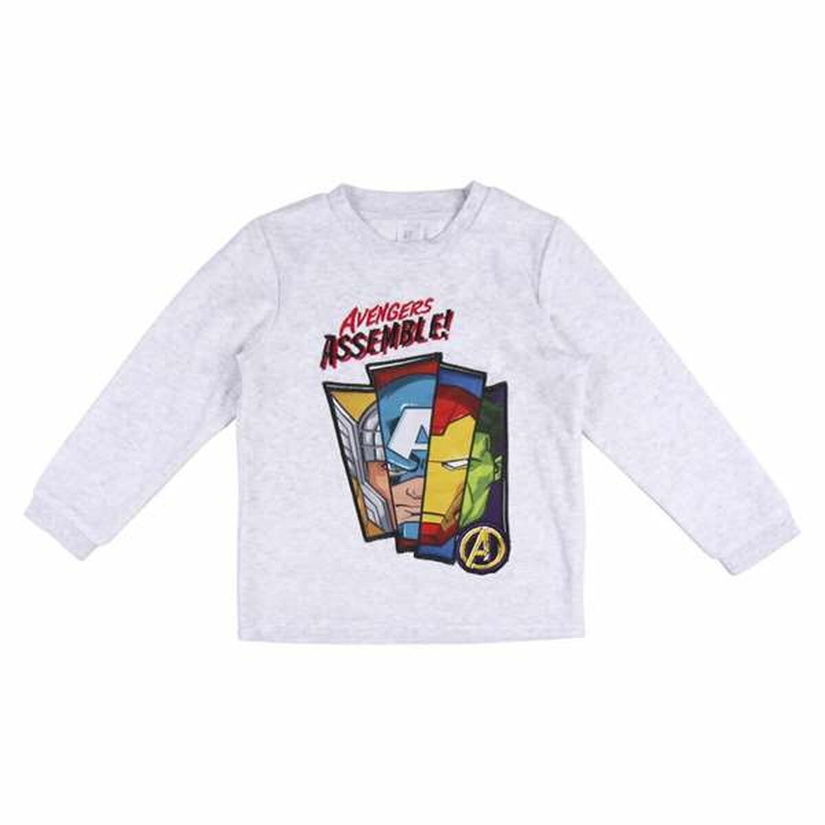 Pyjamas Barn The Avengers Grå - 2