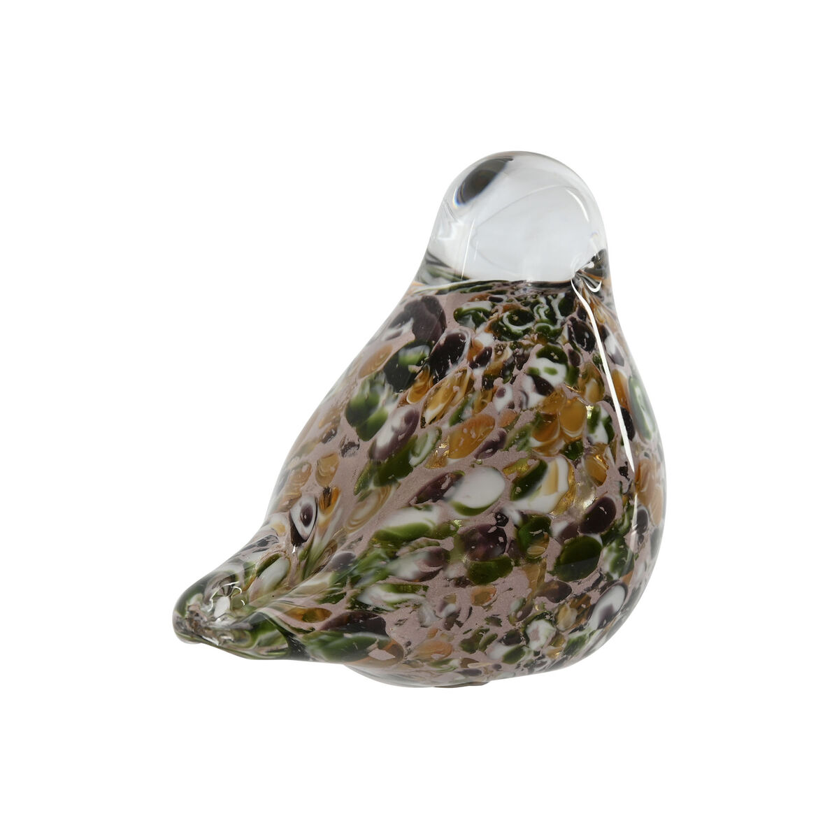Prydnadsfigur Home ESPRIT Multicolour Fågel 13 x 6,5 x 8,5 cm - 3