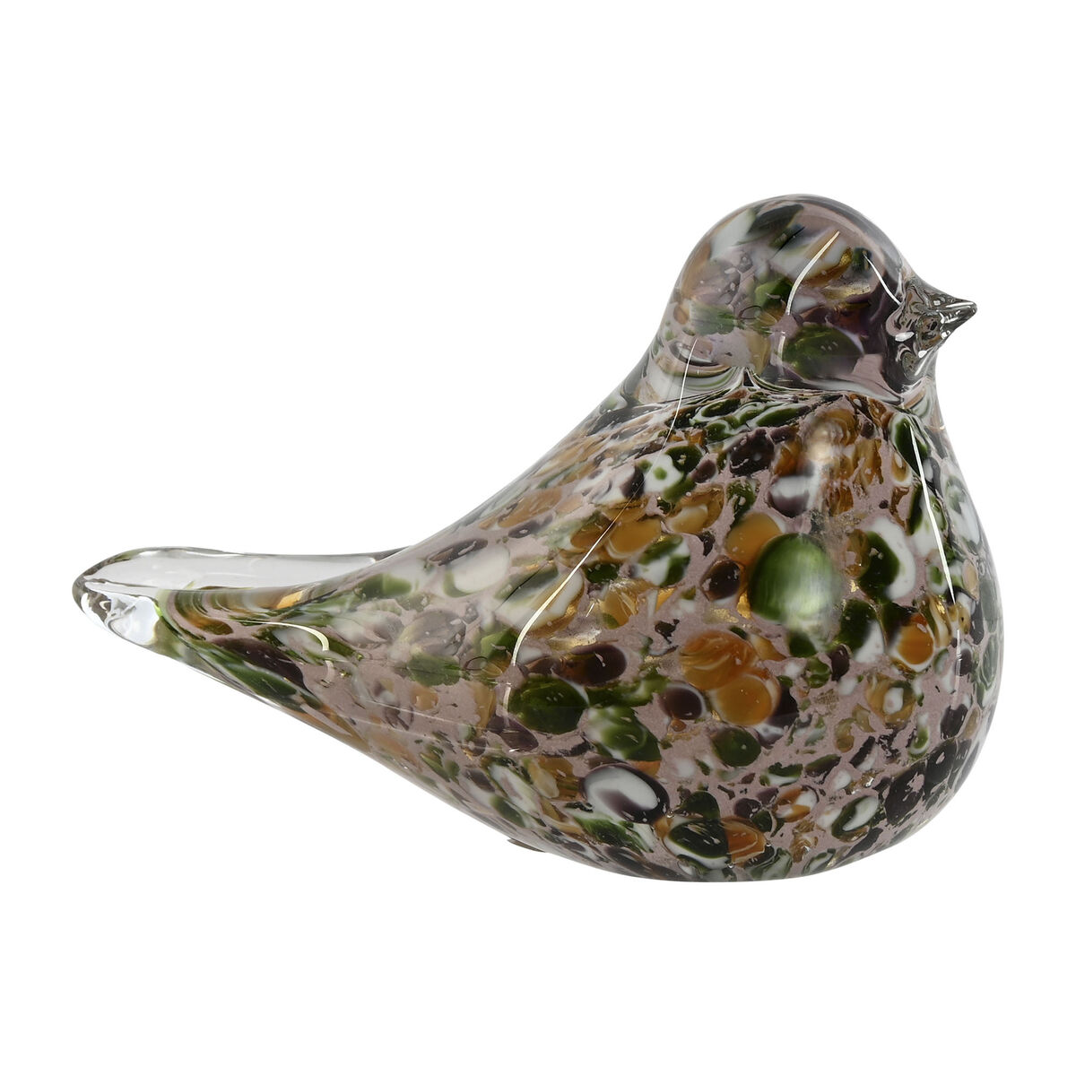 Prydnadsfigur Home ESPRIT Multicolour Fågel 13 x 6,5 x 8,5 cm