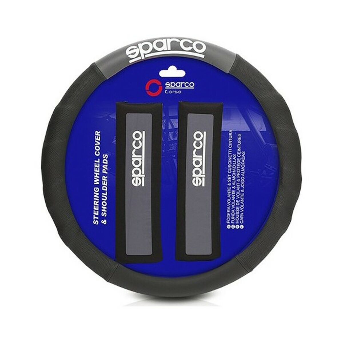 Rattöverdrag + Kuddar till säkerhetsbälte Sparco SPC1111 Universal - 7