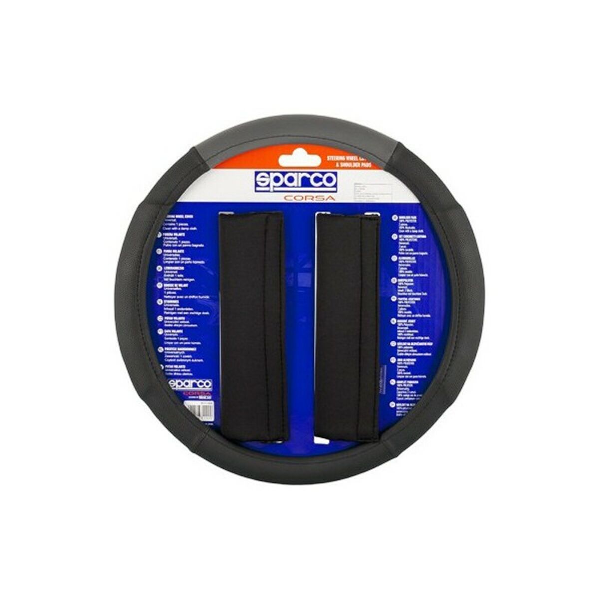 Rattöverdrag + Kuddar till säkerhetsbälte Sparco SPC1111 Universal - 12