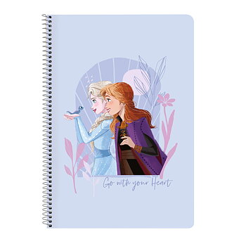 Anteckningsbok Frozen Believe Lila A4 80 Blad
