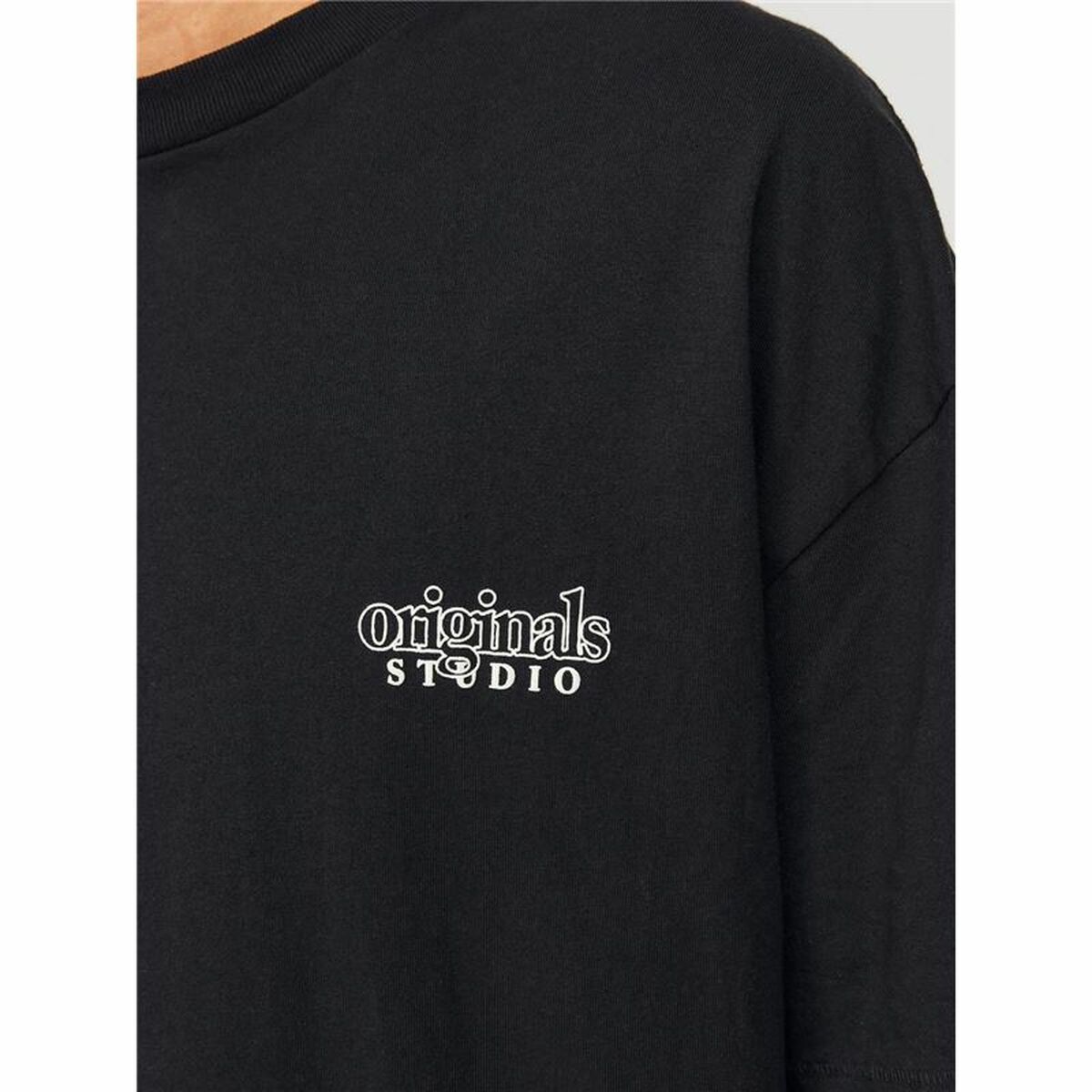 T-shirt med kortärm Herr Jack & Jones bari Back Svart Män - 2