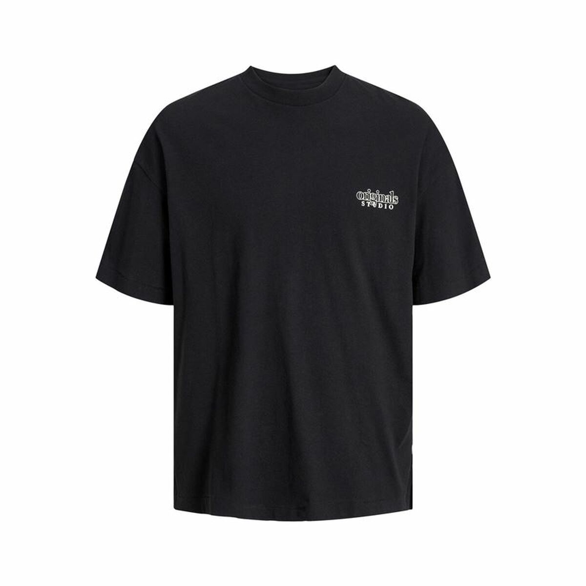 T-shirt med kortärm Herr Jack & Jones bari Back Svart Män