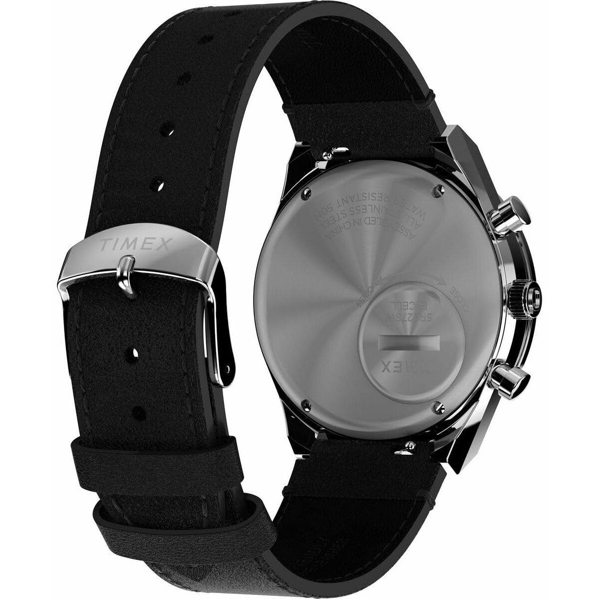 Herrklocka Timex Q DIVER CHRONO Vit Svart (Ø 40 mm) - 5