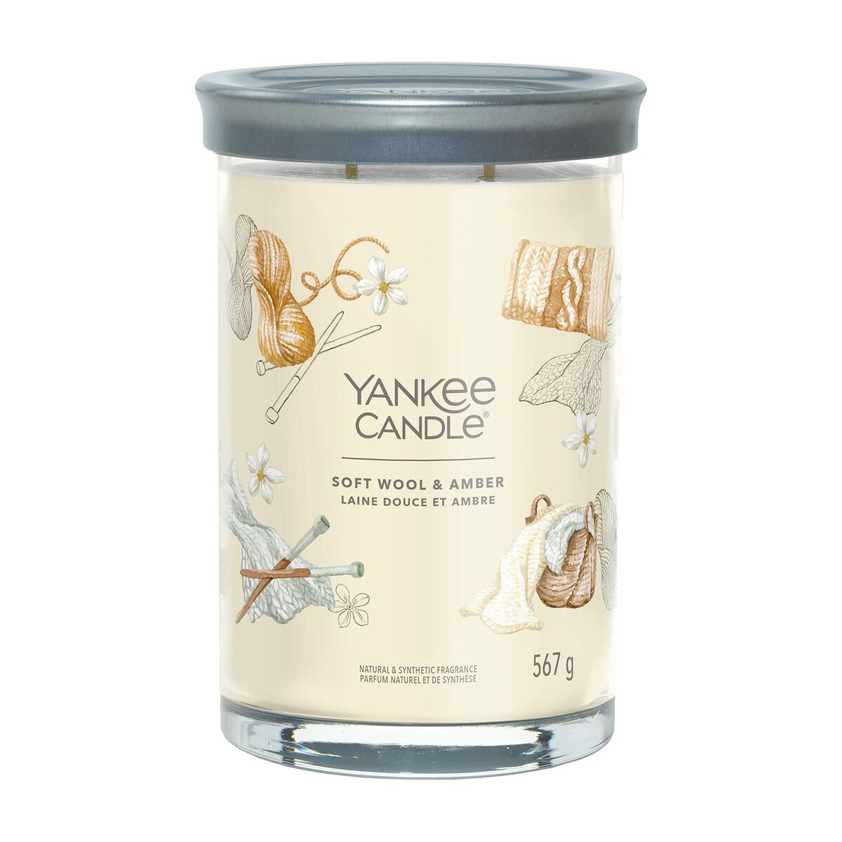 Doftljus Yankee Candle 567 g Wool & Amber