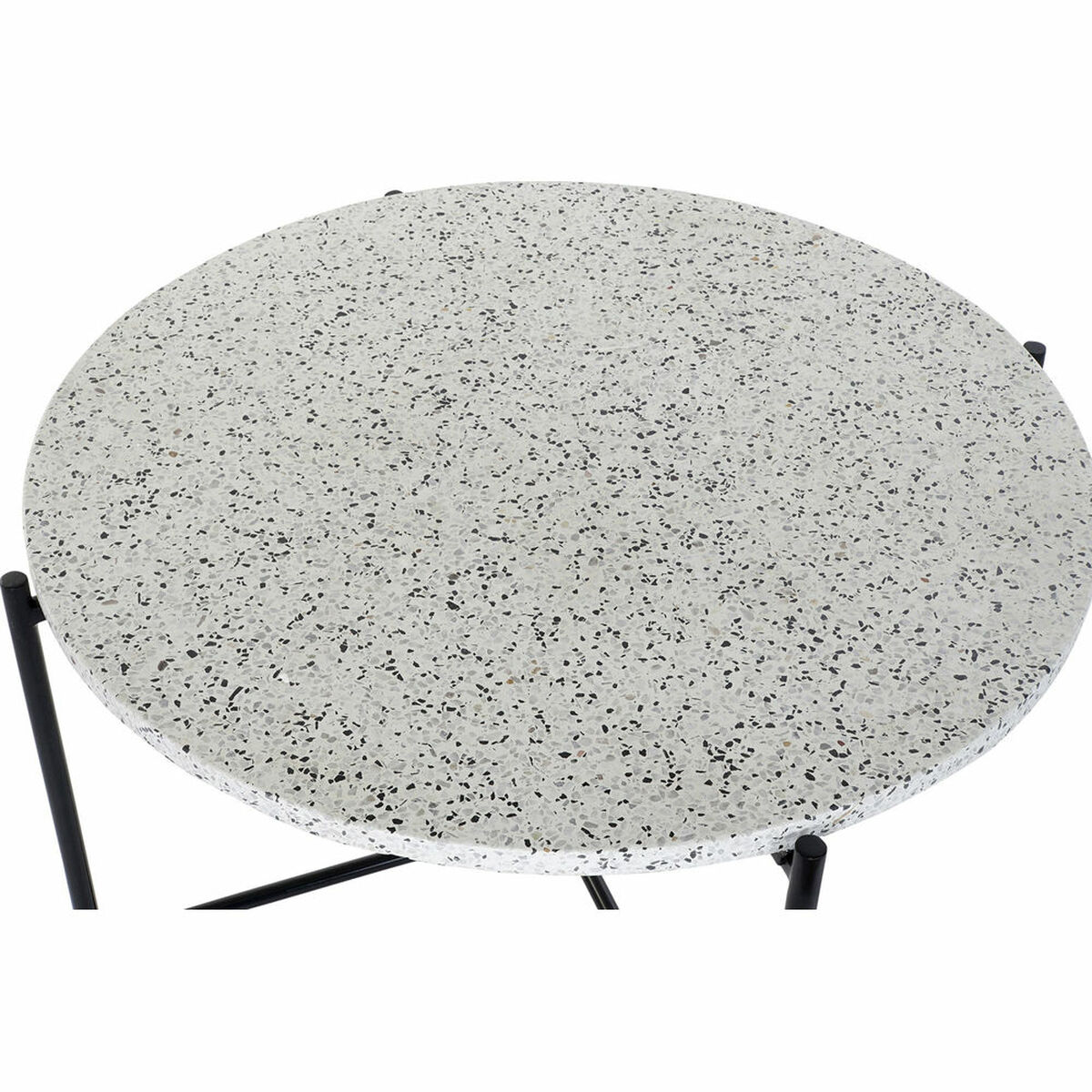 Matsalsbord DKD Home Decor Sten Järn 80 x 80 x 45 cm - 6