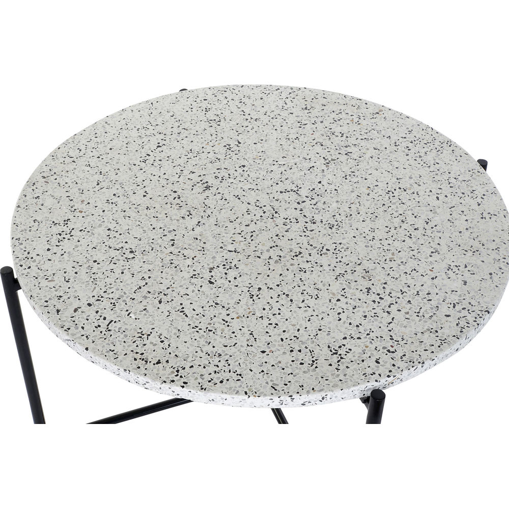 Matsalsbord DKD Home Decor Sten Järn 80 x 80 x 45 cm - 2
