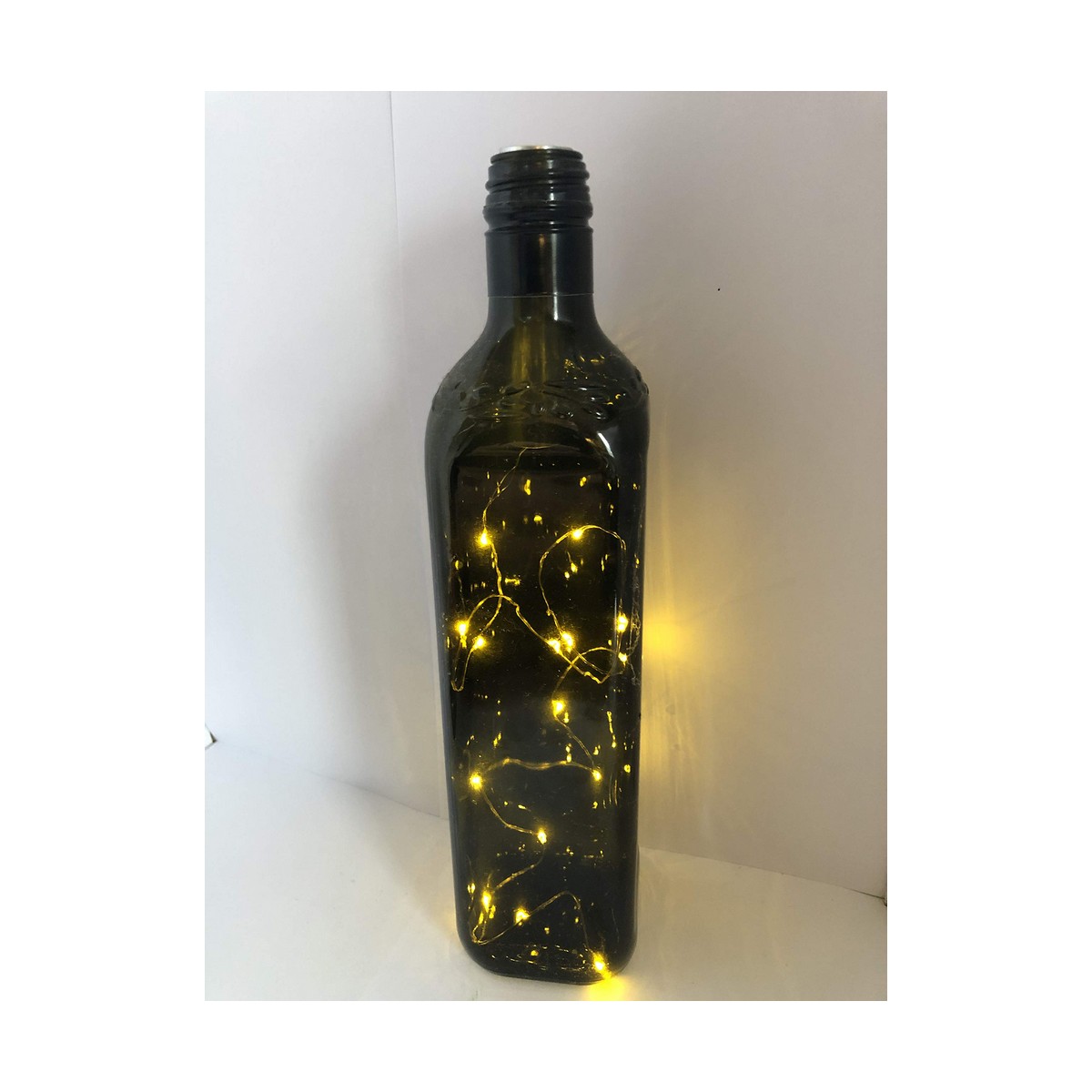 Dekorativ kork för flaskor med LED Lumineo Svart - 3