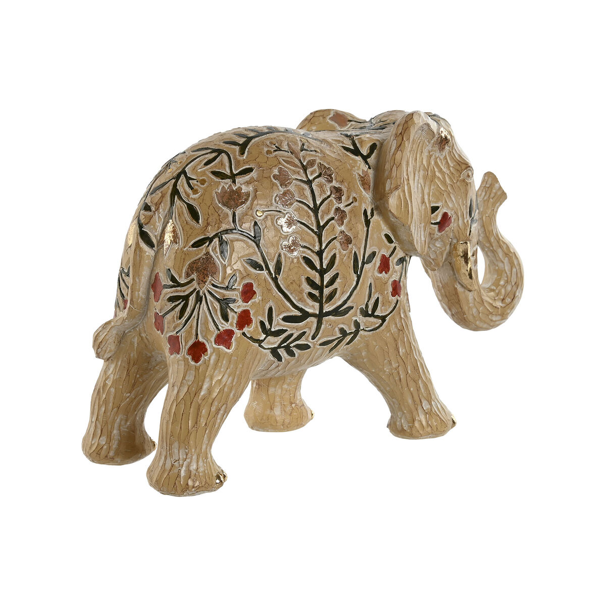 Prydnadsfigur Home ESPRIT Multicolour Elefant 32,5 x 12,5 x 21 cm - 3