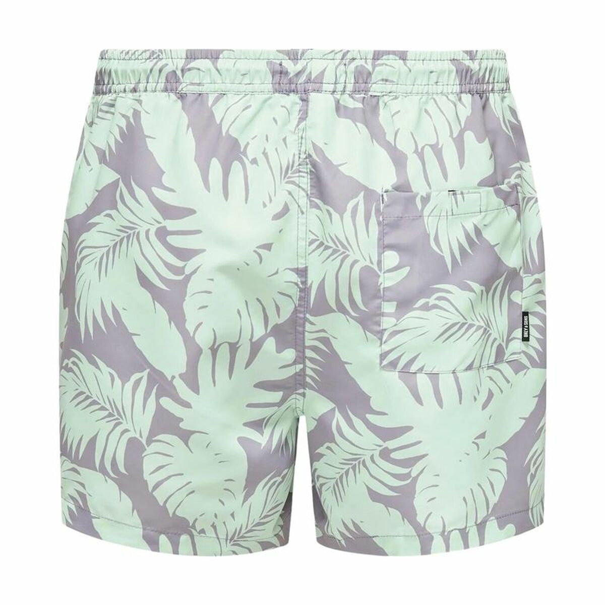 Baddräkt Herr Only & Sons Onsted Life Flower 2 Aquamarine - 2