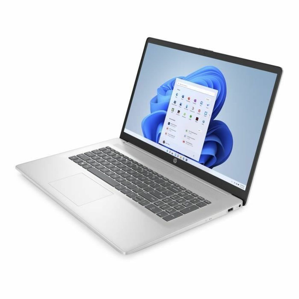 Bärbar dator HP 17-CP0018NF 17,3" AMD Ryzen 5 5500U 8 GB RAM 512 GB SSD AZERTY Silvrig - 3