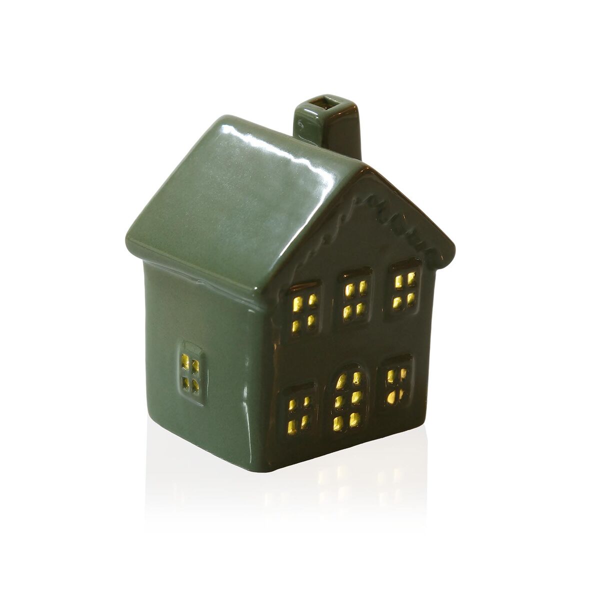 Prydnadsfigur Versa Grön Hus 5,8 X 8 X 6,7 CM Prydnadsfigur - 2