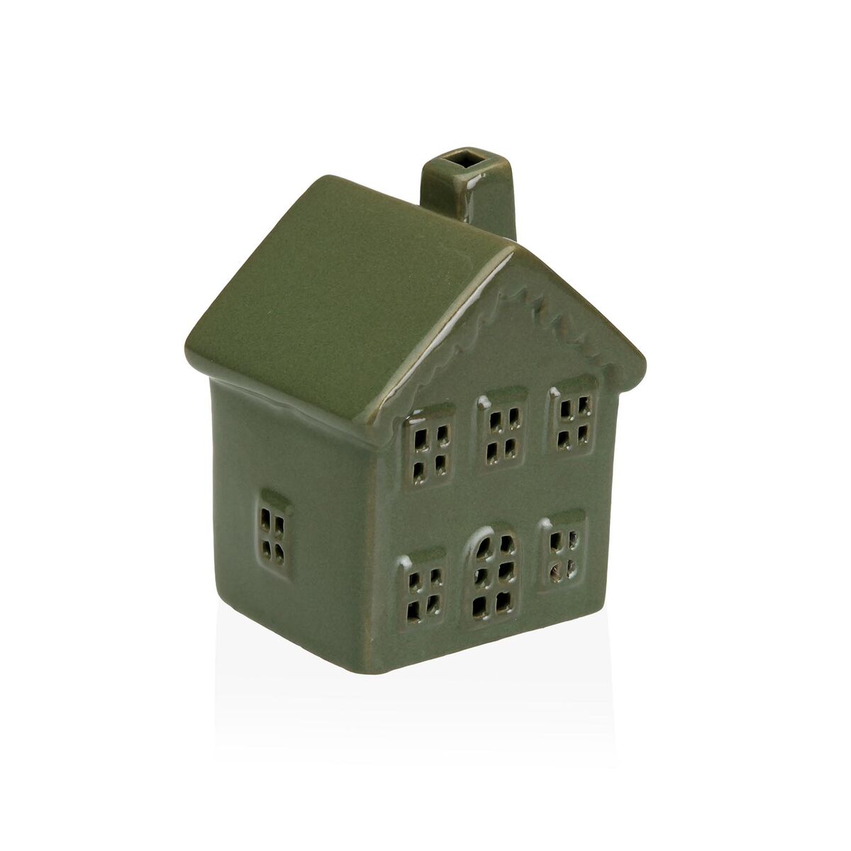 Prydnadsfigur Versa Grön Hus 5,8 X 8 X 6,7 CM Prydnadsfigur