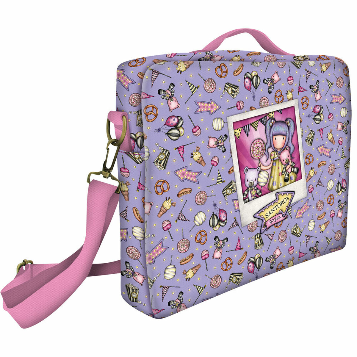 Laptopväska Gorjuss First prize 14,1'' Lila (37.5 x 29.5 x 6 cm) - 5