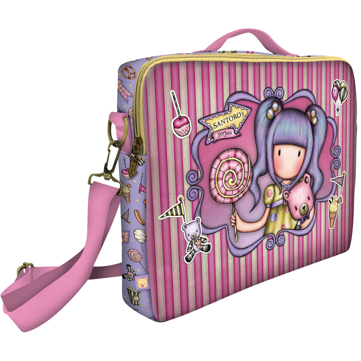 Laptopväska Gorjuss First prize 14,1'' Lila (37.5 x 29.5 x 6 cm) - 6