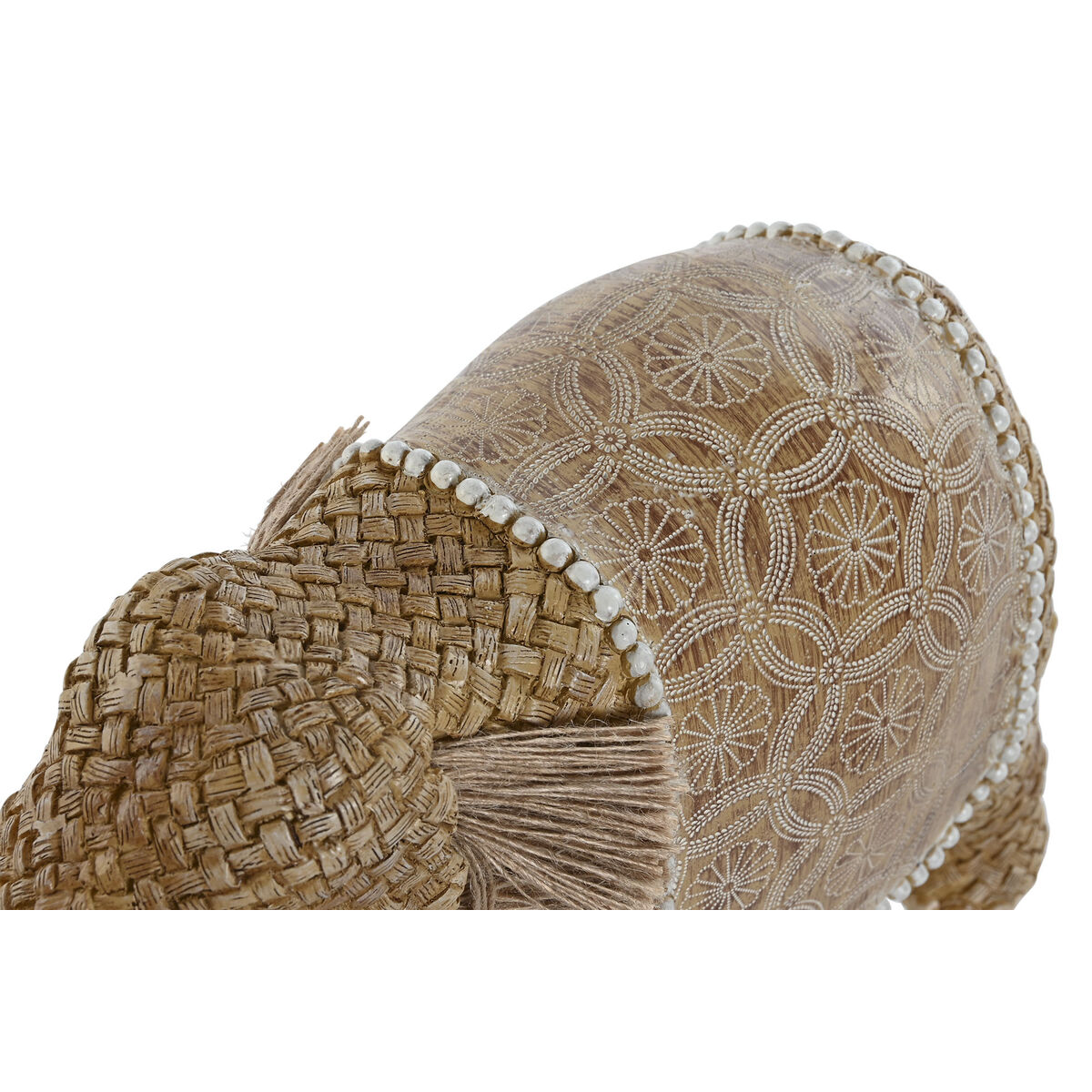 Prydnadsfigur Home ESPRIT Naturell Elefant 32 x 12 x 21 cm - 2