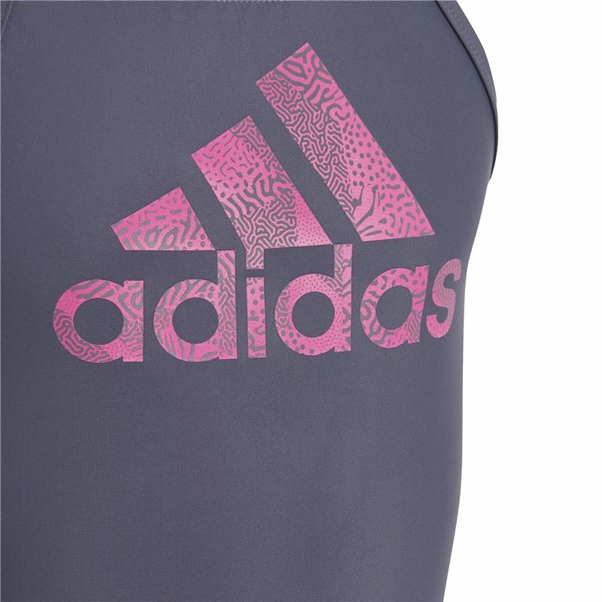 Baddräkt, Flickor Adidas Big Logo Blå - 3