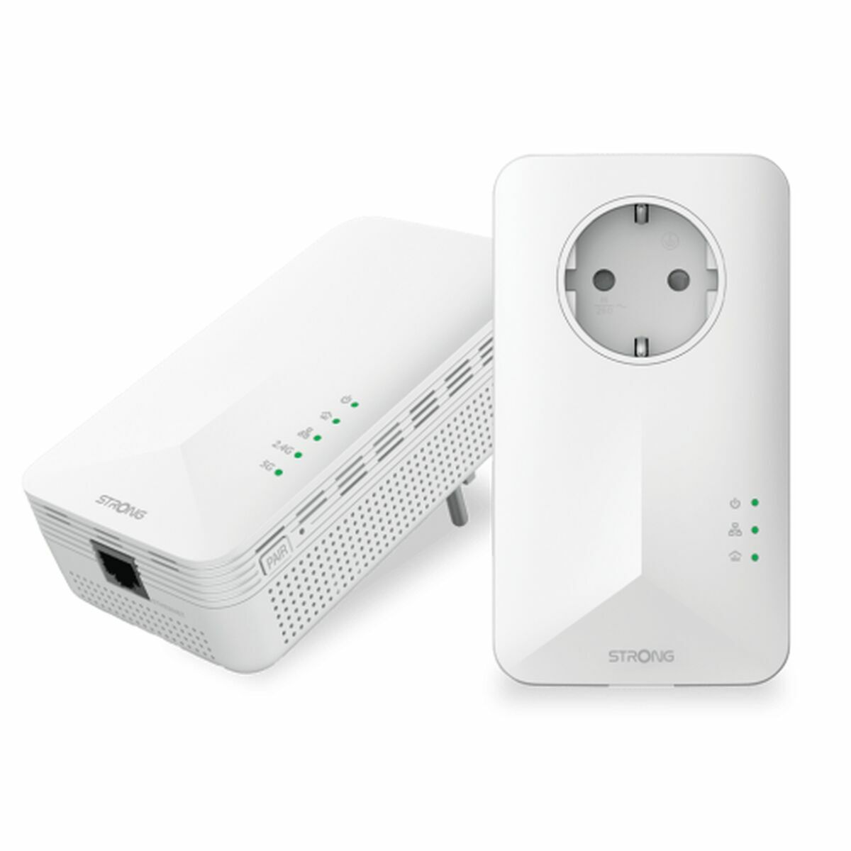 PLC Adapter STRONG POWERL1000WFDUOEUV2 Vit (2 antal)