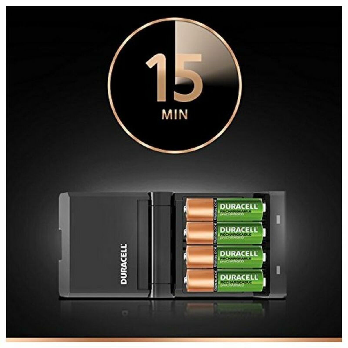 Laddare + Laddningsbara Batterier DURACELL CEF27 2 x AA + 2 x AAA 1700 mAh 750 mAh (1 antal) - 13