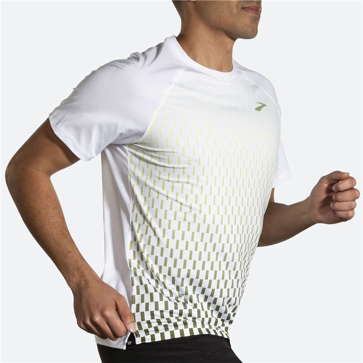 T-shirt med kortärm Herr Brooks Atmosphere 2.0 Vit - 2