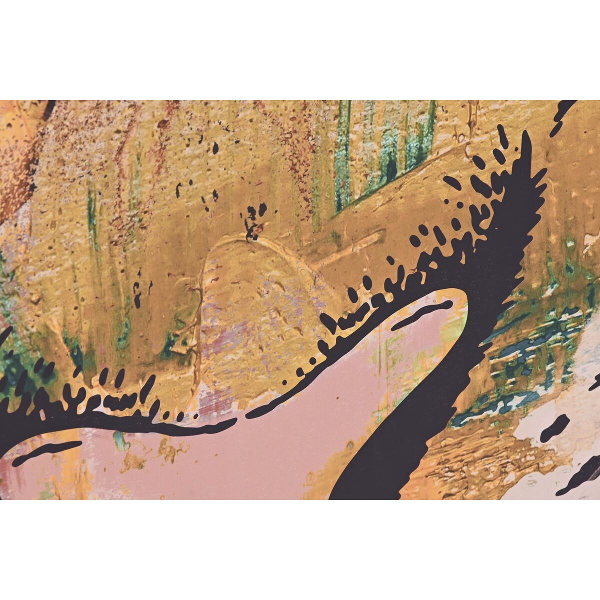 Kanvas DKD Home Decor Kanvas Trä MDF 140 x 3,8 x 100 cm (3 Delar) - 3