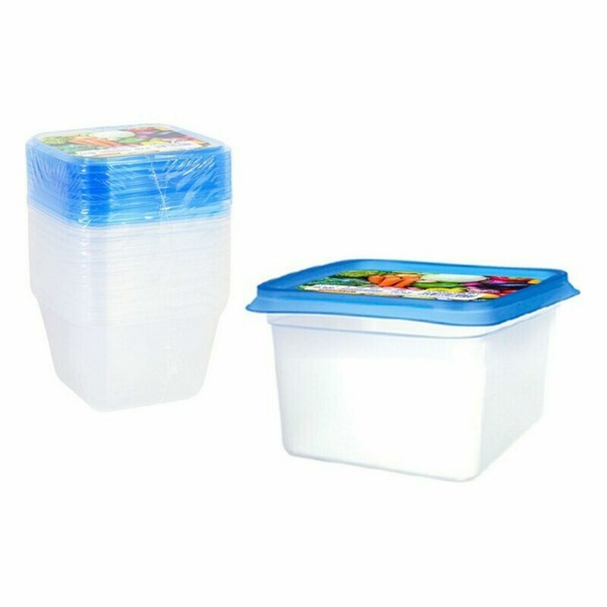 Lunchlådor, set 9 Privilege 49792 550 ml 12 x 12 x 7,5 cm (24 antal) - 2