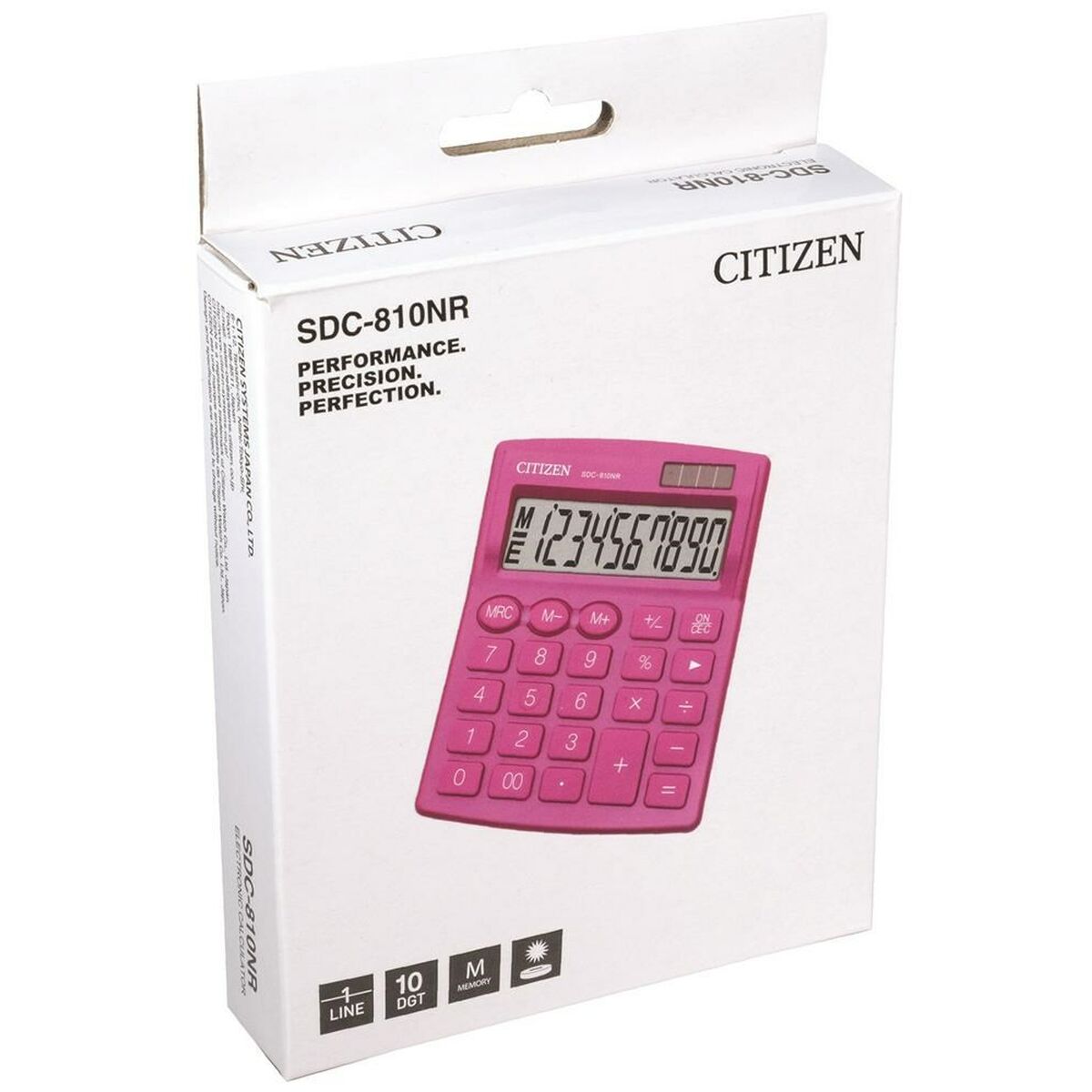 Kalkylator Citizen CITIZEN SDC-810NRPKE Rosa Plast - 4